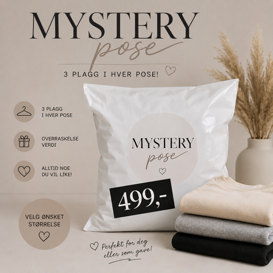 Mystery klespose- vi tømmer sommervarer