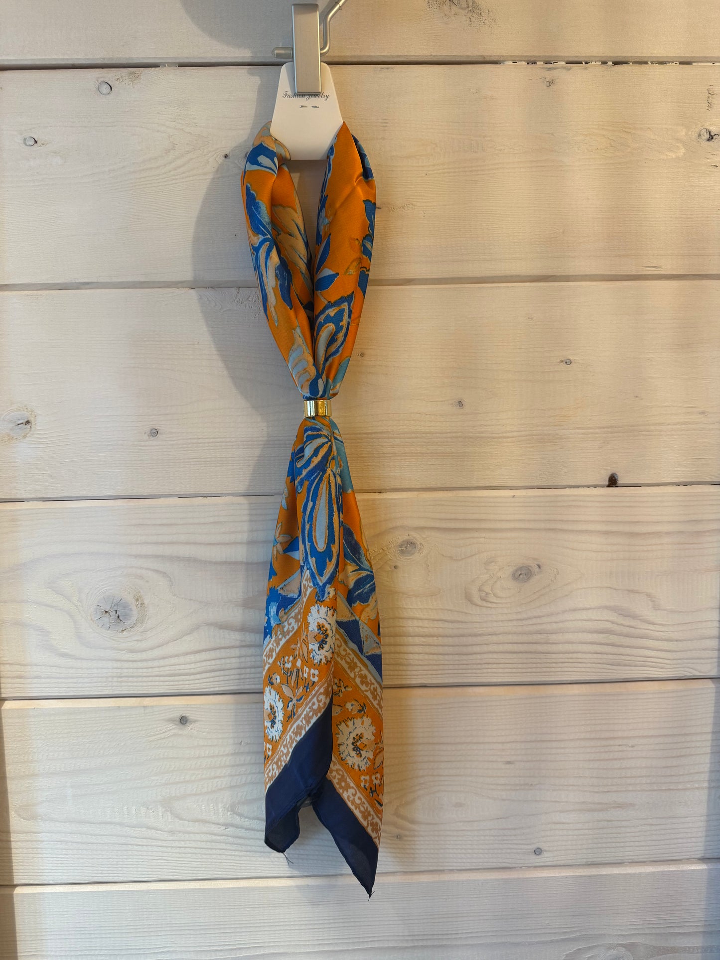 Små halstørkle- orange/blue